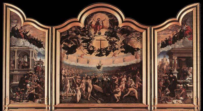 unknow artist The Last Judgment oil painting picture